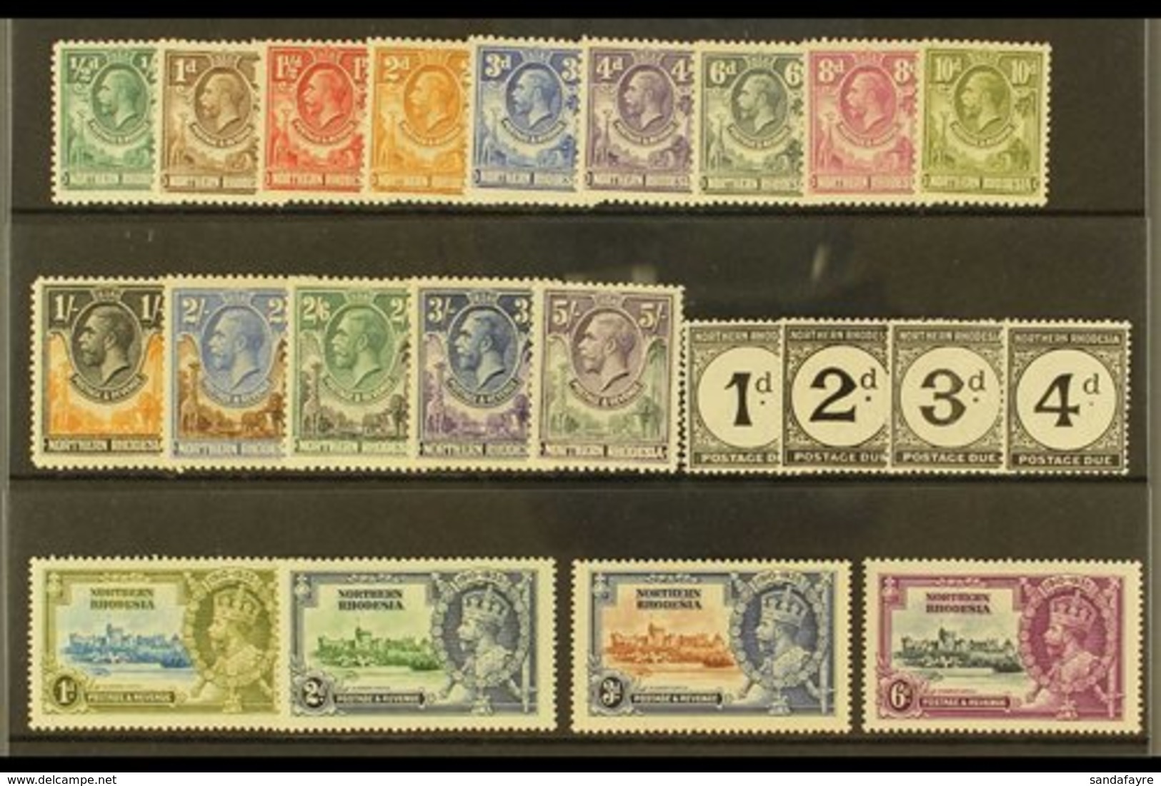 \Y 1925-35 ALL DIFFERENT MINT COLLECTION.\Y An Attractive Mint Collection That Includes The 1925-29 Set To 5s, 1929 Post - Nordrhodesien (...-1963)