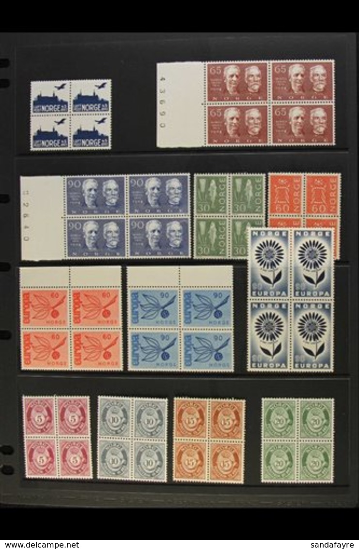 \Y 1937-1968 NHM BLOCKS OF 4\Y An Attractive, All Different Selection Of Never Hinged Mint Blocks Of 4. Lovely (28 Block - Other & Unclassified