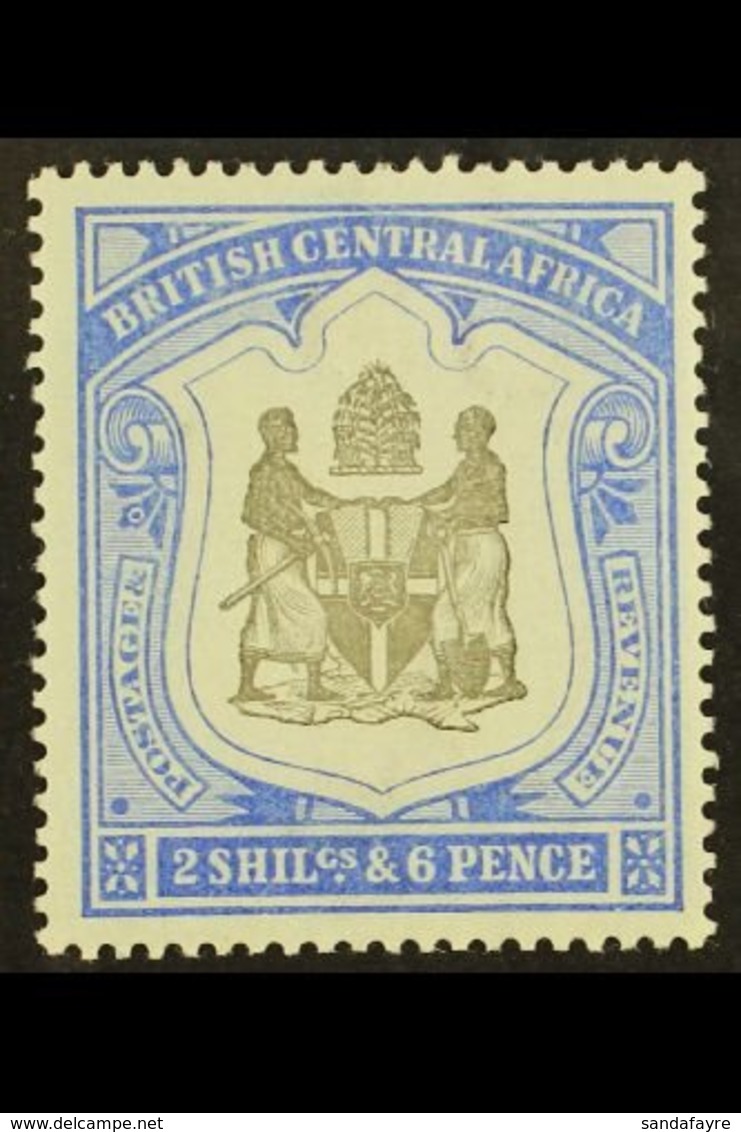 \Y 1897-1900\Y 2s6d Black & Ultramarine, SG 48, Fine Mint For More Images, Please Visit Http://www.sandafayre.com/itemde - Nyasaland (1907-1953)