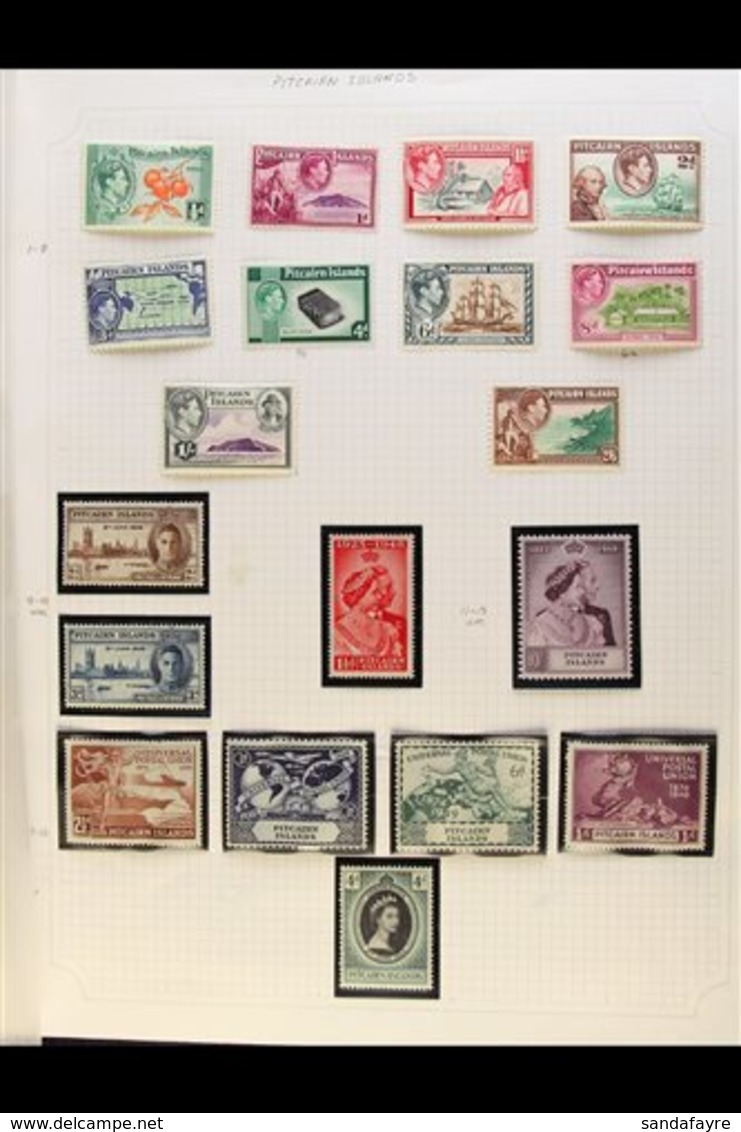 \Y 1940-77 COLLECTION\Y On Pages With 1940-51 Set Mint, Then Nhm Incl. 1948 Wedding, 1957-63 Set, 1969-75 Set, 1975 Mail - Pitcairninsel