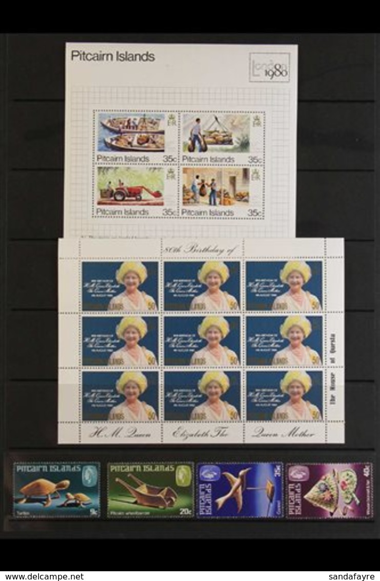 \Y 1980-1999 NEVER HINGED MINT COLLECTION\Y A Beautiful All Different Collection Which Includes 1984 Fish Defin Set, 198 - Pitcairninsel