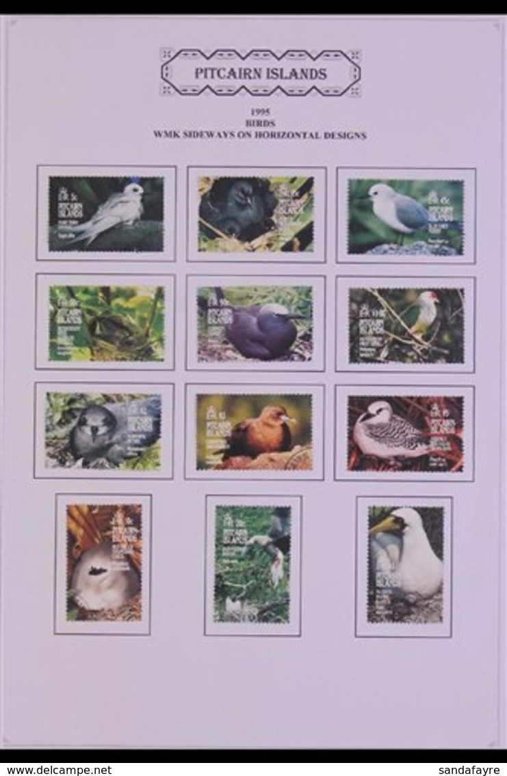 \Y 1994-1999 COMPLETE VFU COLLECTION\Y An Attractive, Very Fine Used Collection Presented On Sleeved Album Pages, Comple - Pitcairn Islands