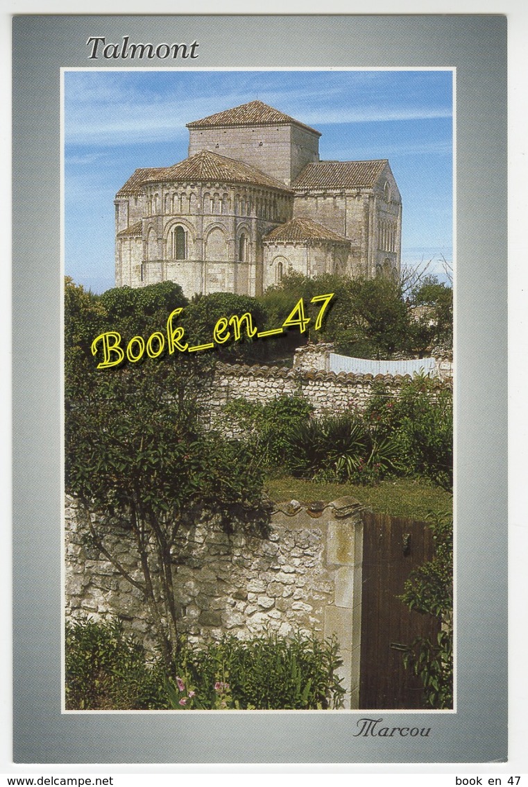 {80490} 17 Charente Maritime Talmont , Eglise Romane Sainte Radegonde Au Dessus Des Jardins - Autres & Non Classés