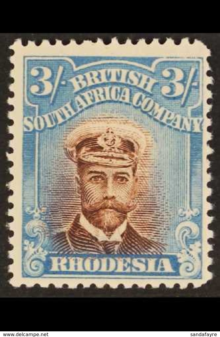 \Y 1913-19\Y 3s Chestnut & Bright Blue, Admiral, Die II, Perf.14, SG 237, Fine Mint. For More Images, Please Visit Http: - Other & Unclassified