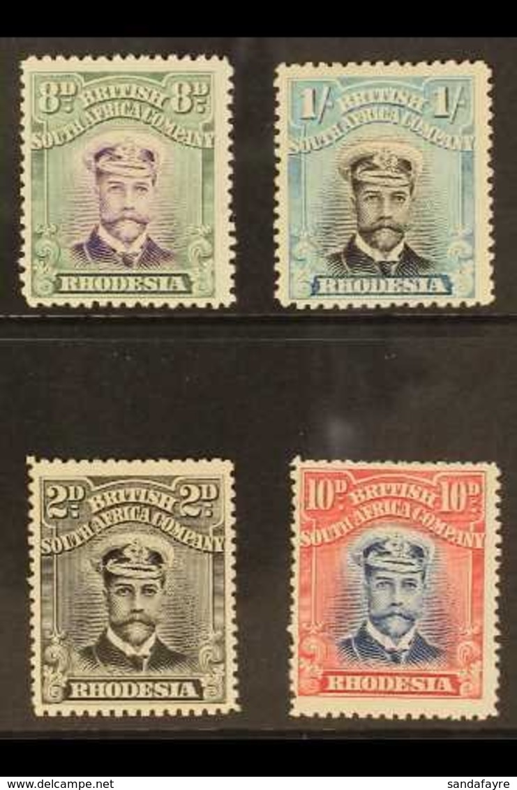 \Y 1913-19\Y ADMIRALS MINT GROUP - Head Die II, Perf.14 8d & 1s, Perf.15 2d & 10d, SG 230, 233, 244, 247, Good To Fine M - Other & Unclassified