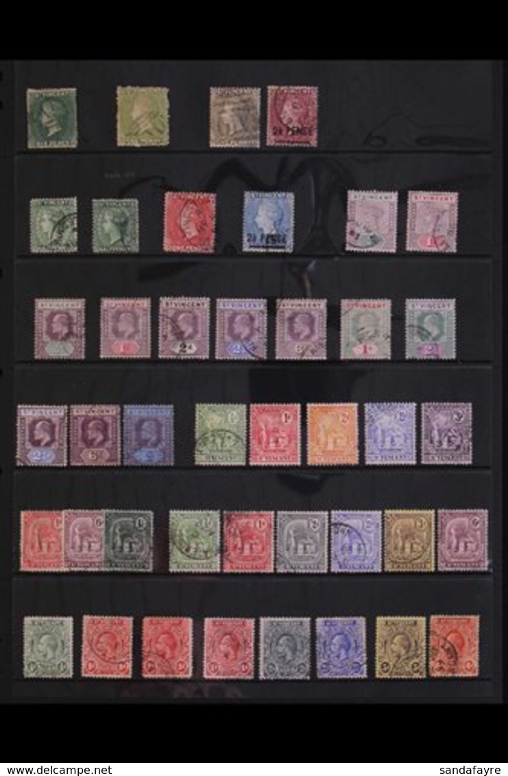 \Y 1862-1951 ALL DIFFERENT USED COLLECTION\Y A Most Useful Collection Presented On Stock Pages That Includes 1862 6d Dee - St.Vincent (...-1979)