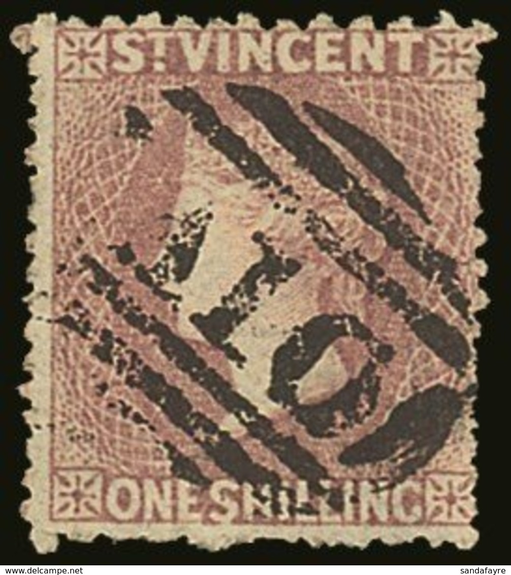 \Y 1872-75\Y 1s Rose-lilac, Perf 11-12½ X 15, SG 20, Fine Used. Fresh Colour. For More Images, Please Visit Http://www.s - St.Vincent (...-1979)