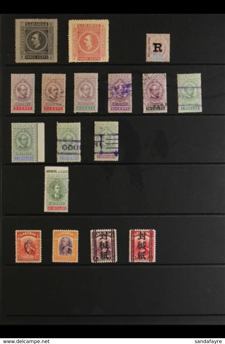 \Y REVENUE STAMPS\Y 1875-1942 ALL DIFFERENT Mint And Used (mainly Mint) Collection. With Receipt 1875-85 3c (both) Mint; - Sarawak (...-1963)