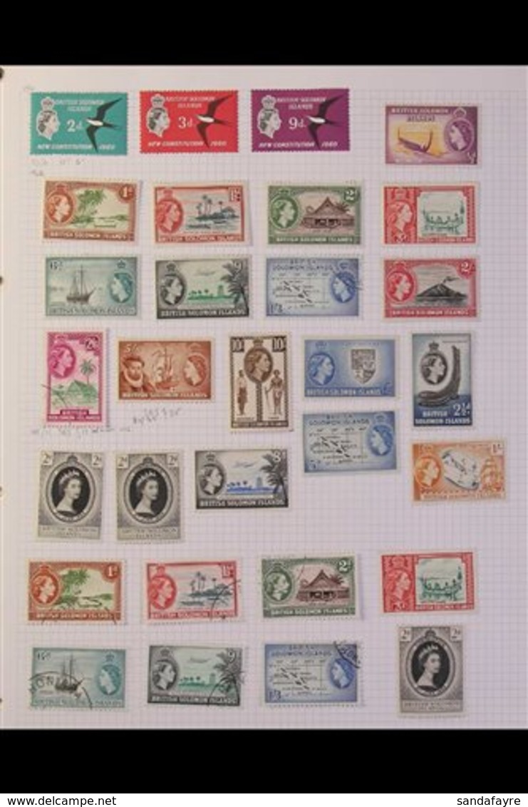 \Y 1953-2009 EXTENSIVE FINE MINT COLLECTION.\Y An Attractive QEII Collection With Most Definitive Sets Complete, Plus Nu - Isole Salomone (...-1978)