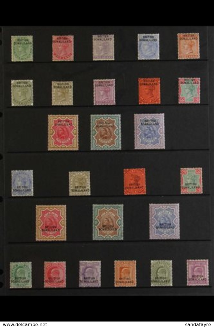 \Y 1903 MINT SETS COLLECTION.\Y An Attractive Collection Presented On A Stock Page That Includes The (June) Overprinted  - Somaliland (Herrschaft ...-1959)