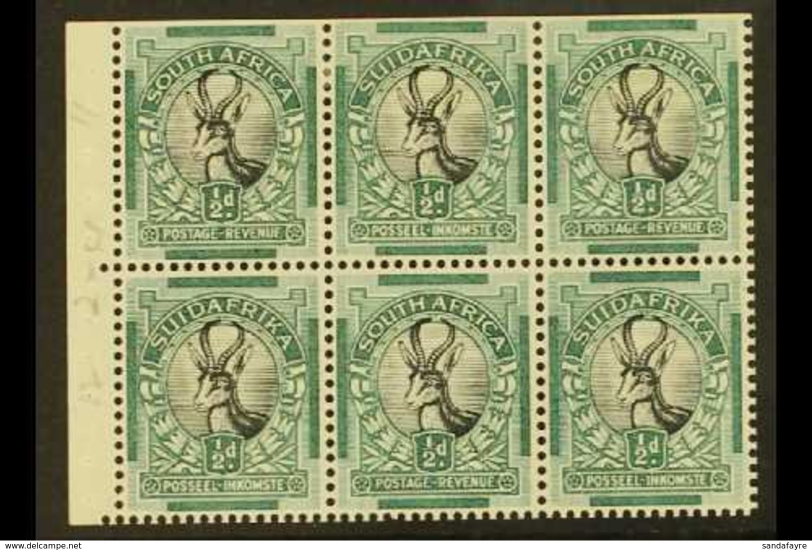\Y BOOKLET PANE\Y 1930-1 ½d Watermark Upright, English Stamp First, COMPLETE PANE OF SIX from Rare 1930 2s6d Or 1931 3s  - Non Classés