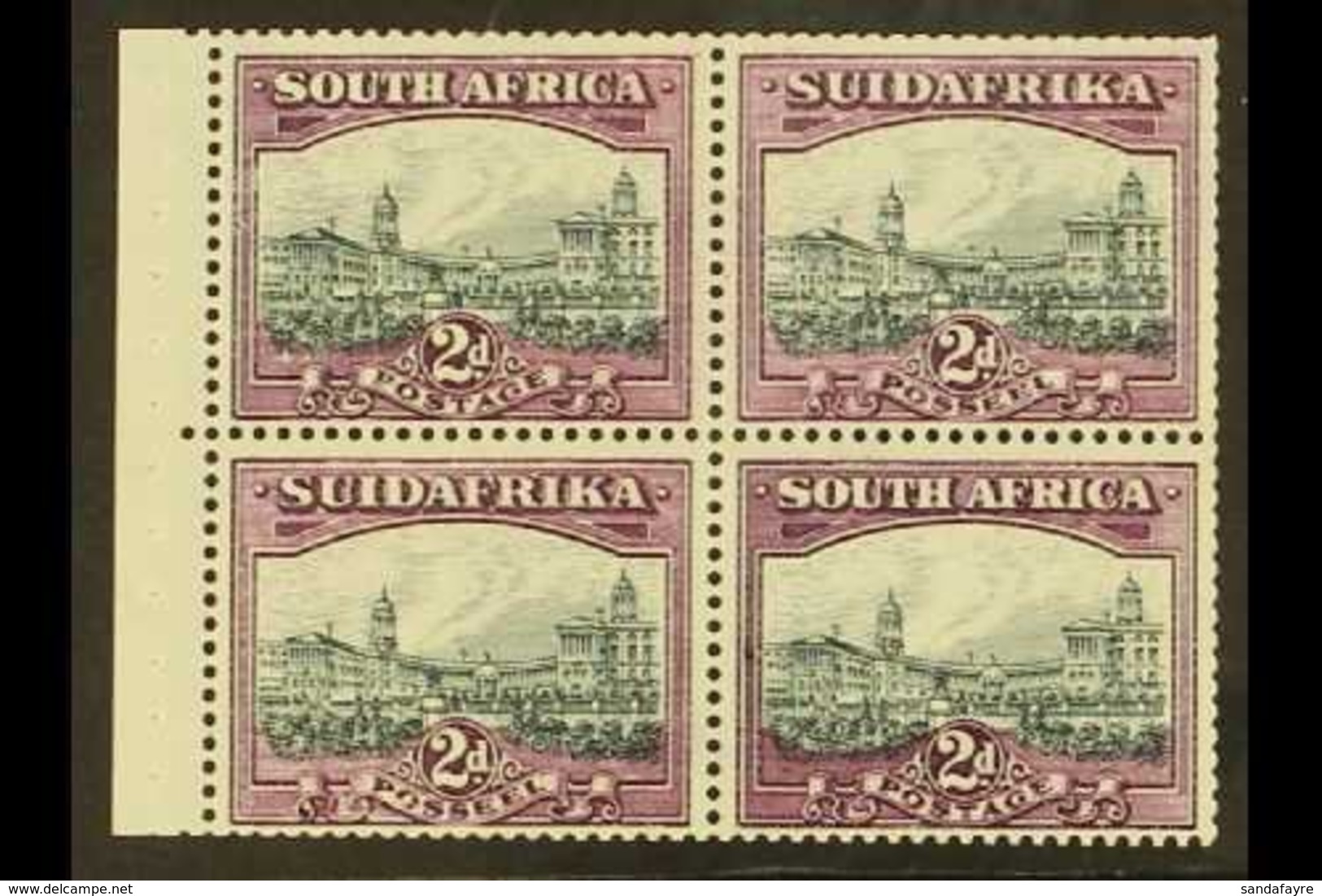 \Y BOOKLET PANE\Y 1931 2d Watermark Upright, COMPLETE PANE OF FOUR From Rare 1931 3s Rotogravure Booklets, As SG 44, Ver - Unclassified