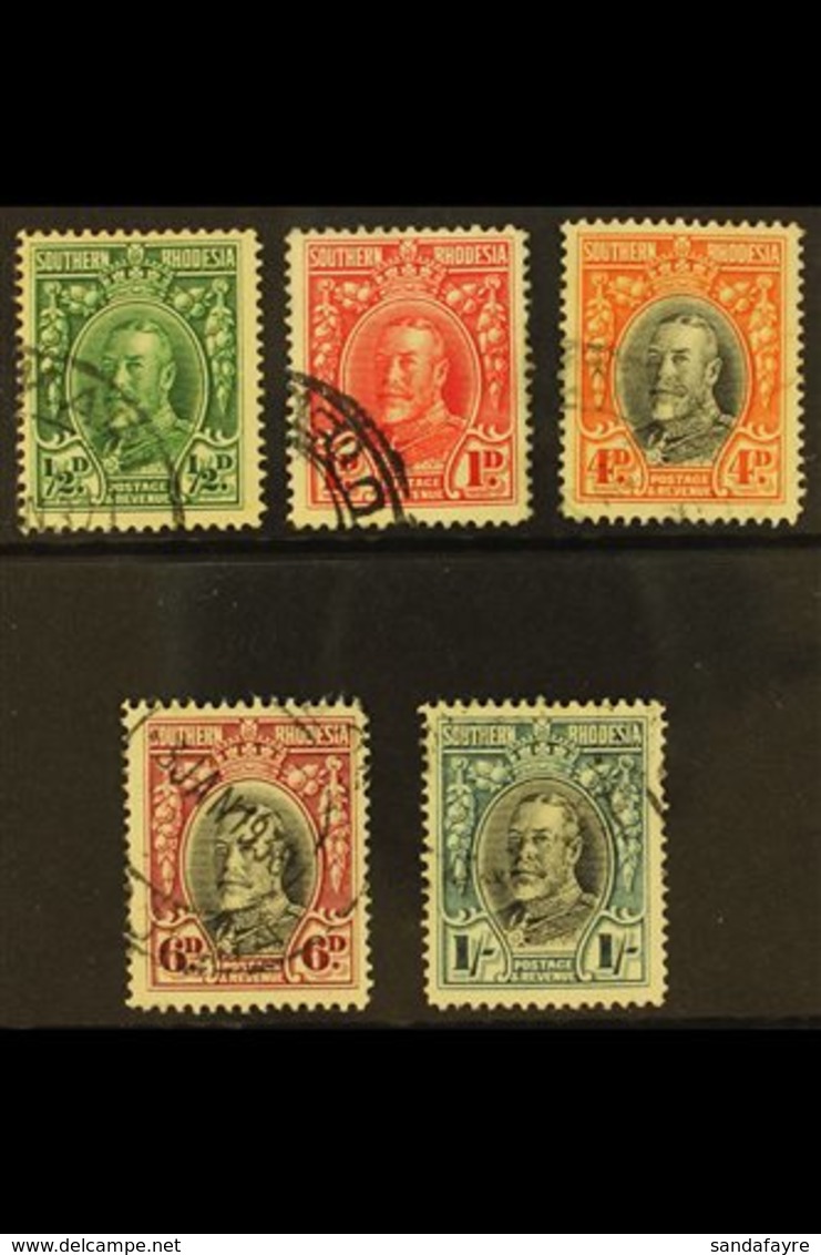 \Y 1931-7\Y ½d, 1d, 4d, 6d & 1s Perf.14, KGV Field Marshal Definitives (all The P.14 Issues From This Set), SG 15b, 16b, - Rhodésie Du Sud (...-1964)