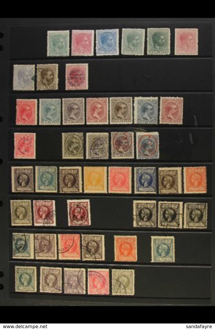 \Y FERNANDO POO\Y 1879-1907 MINT & USED COLLECTION Incl. 1879 Unused Set, 1882-9 1c & 2c Unused, 5c & 10c Used,1884-93 5 - Other & Unclassified