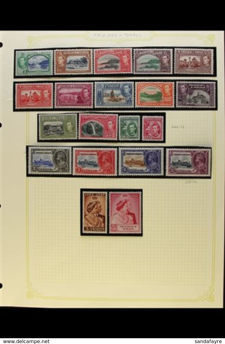 \Y 1935-83 FINE MINT COLLECTION\Y An All Different Collection Which Includes 1935 Silver Jubilee Set, 1938-44 Complete D - Trinité & Tobago (...-1961)