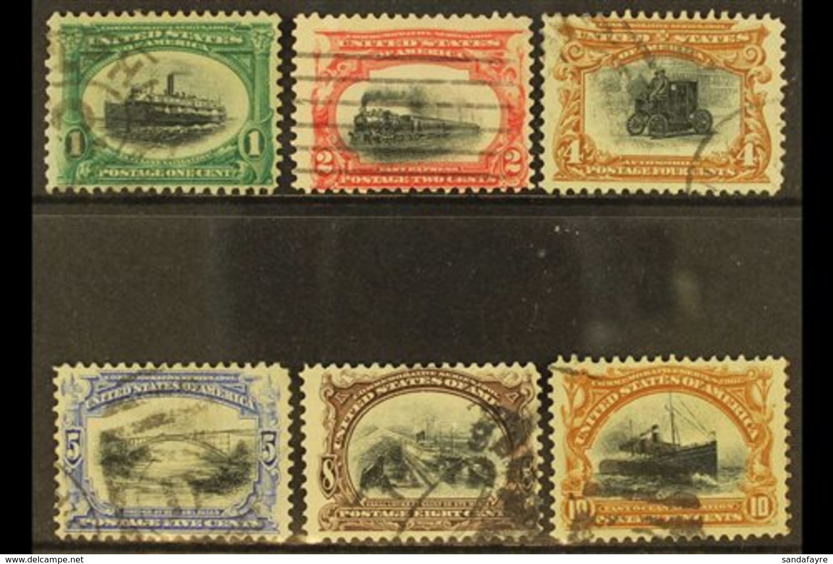 \Y 1901\Y Pan American Exposition Set, SG 300/305, Very Good To Fine Used. (6) For More Images, Please Visit Http://www. - Autres & Non Classés