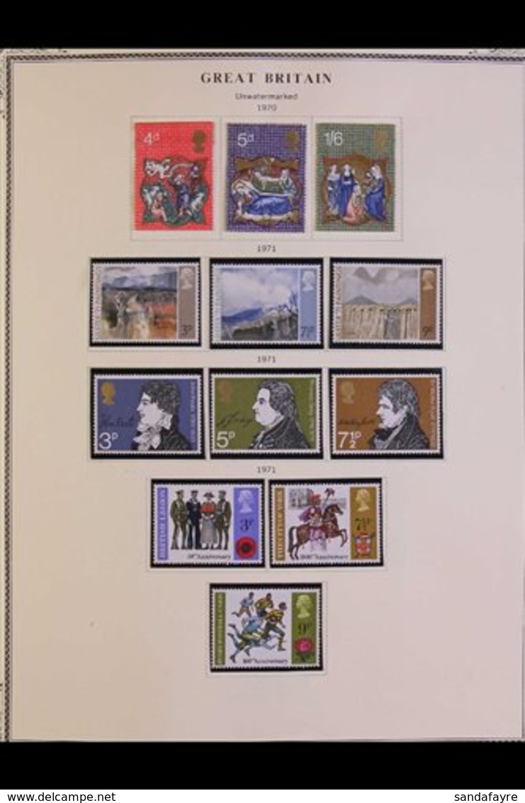 \Y 1971-97 UNMOUNTED MINT COLLECTION , FACE VALUE £370+\Y A Lovely Run Of Issues Displayed On Printed Pages, With Commem - Sonstige & Ohne Zuordnung