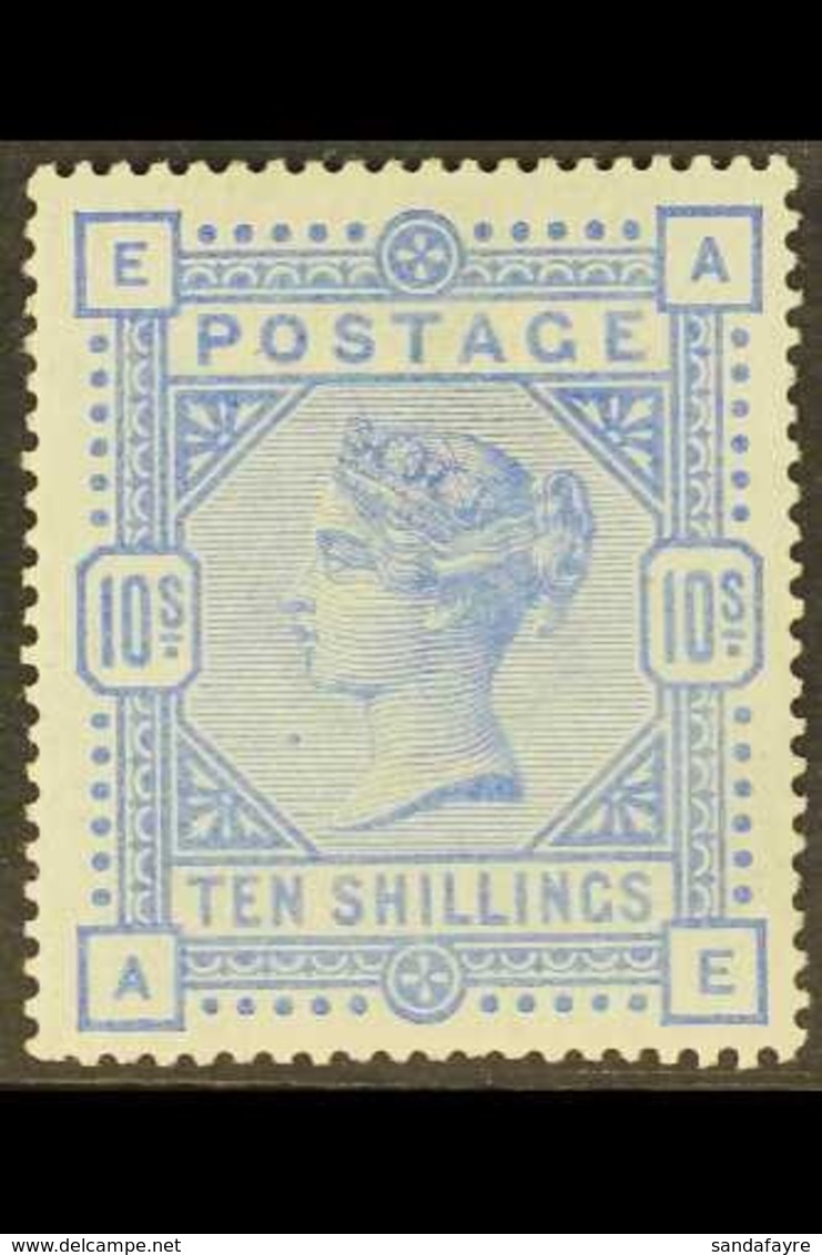 \Y 1883-84\Y 10s Ultramarine, SG 183, Very Fine Lightly Hinged Mint. For More Images, Please Visit Http://www.sandafayre - Other & Unclassified