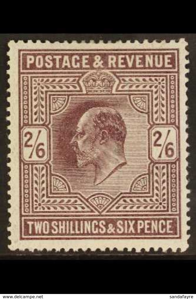 \Y 1911\Y 2s 6d Dark Purple, Somerset House Printing, Ed VII, SG 317, Fine Mint, Bright Even Colour. For More Images, Pl - Unclassified