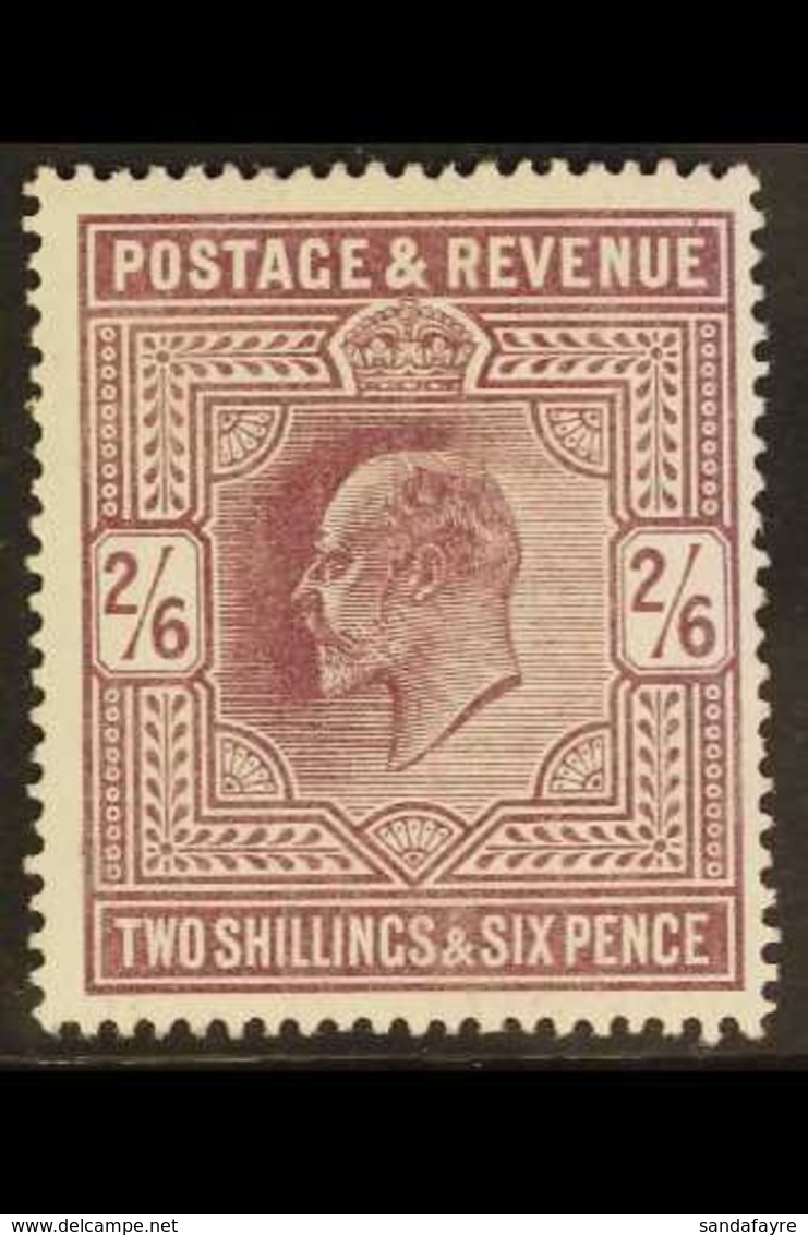 \Y 1911\Y 2s 6d Dull Reddish Purple, Somerset House Printing, Ed VII, SG 316, Very Fine Mint. For More Images, Please Vi - Unclassified