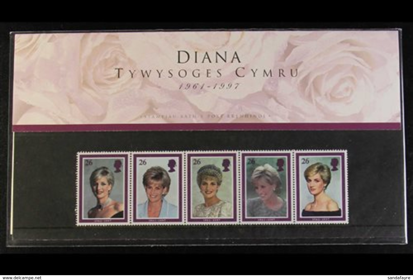 \Y 1998\Y Princess Diana Complete Set In WELSH LANGUAGE Special Presentation Pack, Superb Never Hinged Mint. For More Im - Other & Unclassified