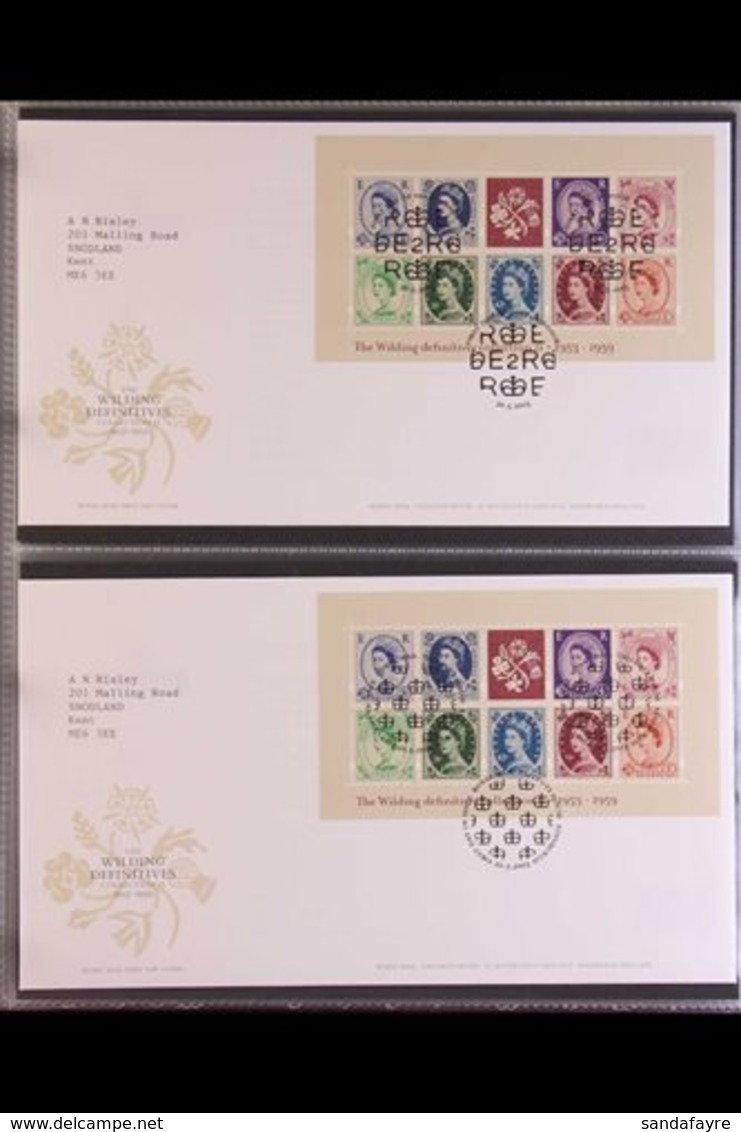 \Y 2002-08 FIRST DAY COVERS COLLECTION\Y Housed In FIVE Royal Mail FDC Albums, we See 2002-08 Commems. Largely Complete, - Sonstige & Ohne Zuordnung
