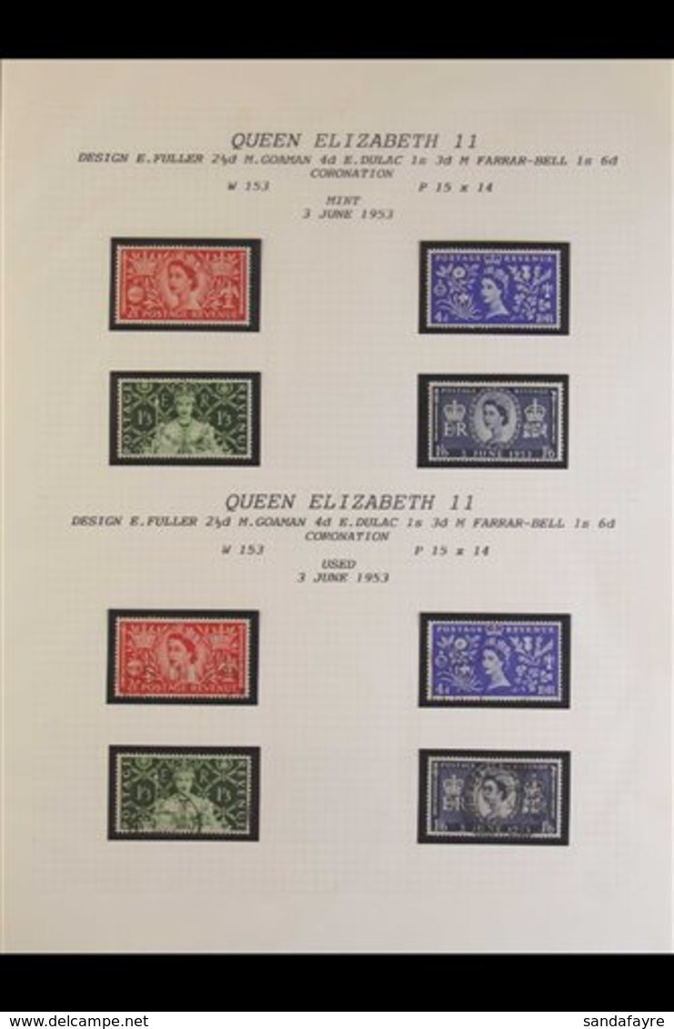\Y INTERESTING PRE DECIMAL COMMEMORATIVES COLLECTIONS\Y 1953-70. A Highly Complete Never Hinged Mint Commemorative Issue - Sonstige & Ohne Zuordnung