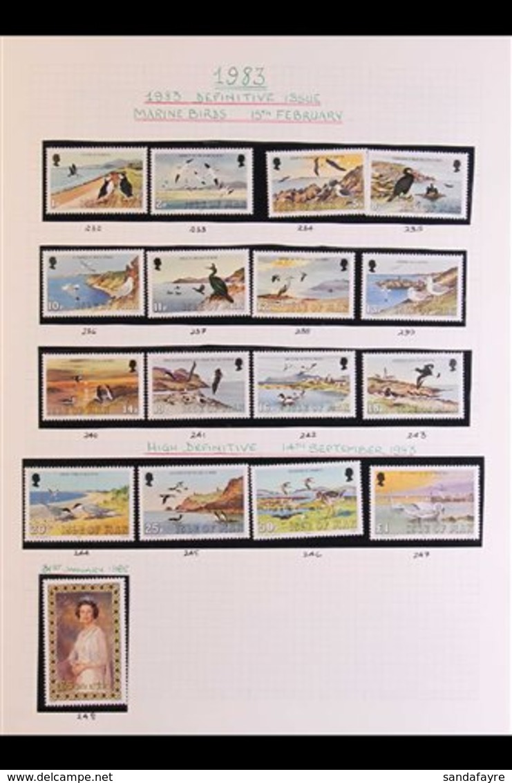 \Y ISLE OF MAN\Y 1958-94 Fine Mint And Never Hinged Mint Collection Presented In Mounts In Two Albums, Mostly Never Hing - Autres & Non Classés