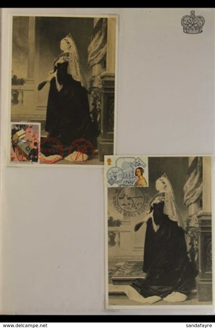 \Y THE LIFE & TIMES OF QUEEN VICTORIA COVERS COLLECTION.\Y 1987-1997. A Fascinating & Extensive Covers Collection Presen - FDC