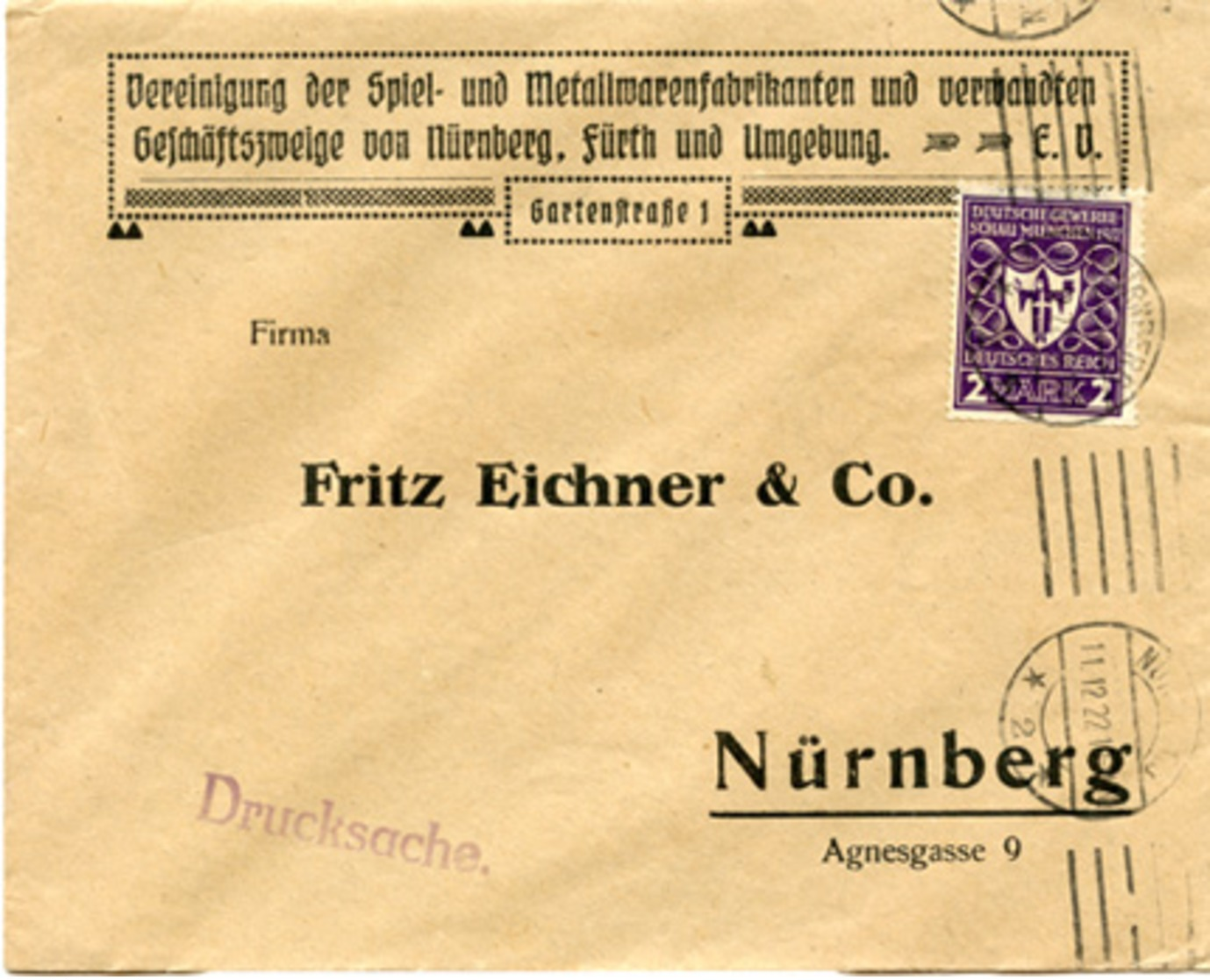 (Lo3085) Brief DR St. Nürnberg - Other & Unclassified