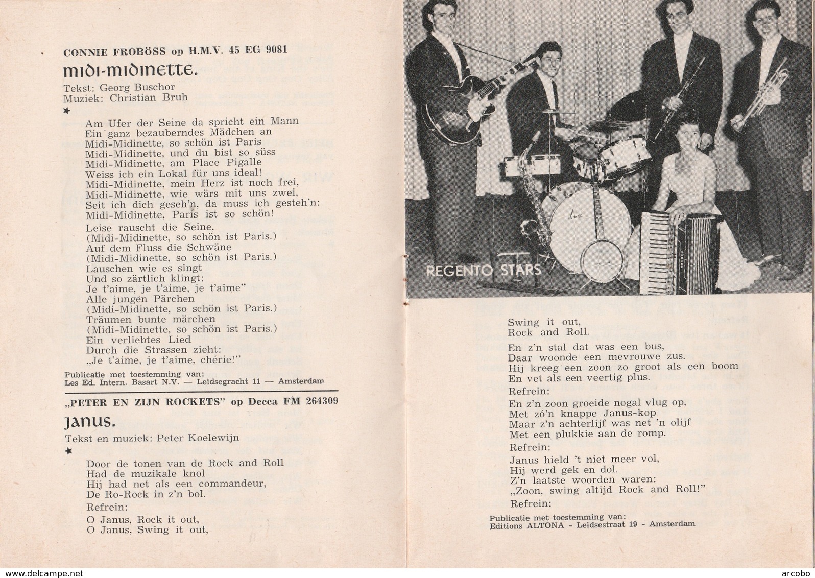 JUKE BOX SONGS 9e Jaargang Nr 9 September 1960. - Oud