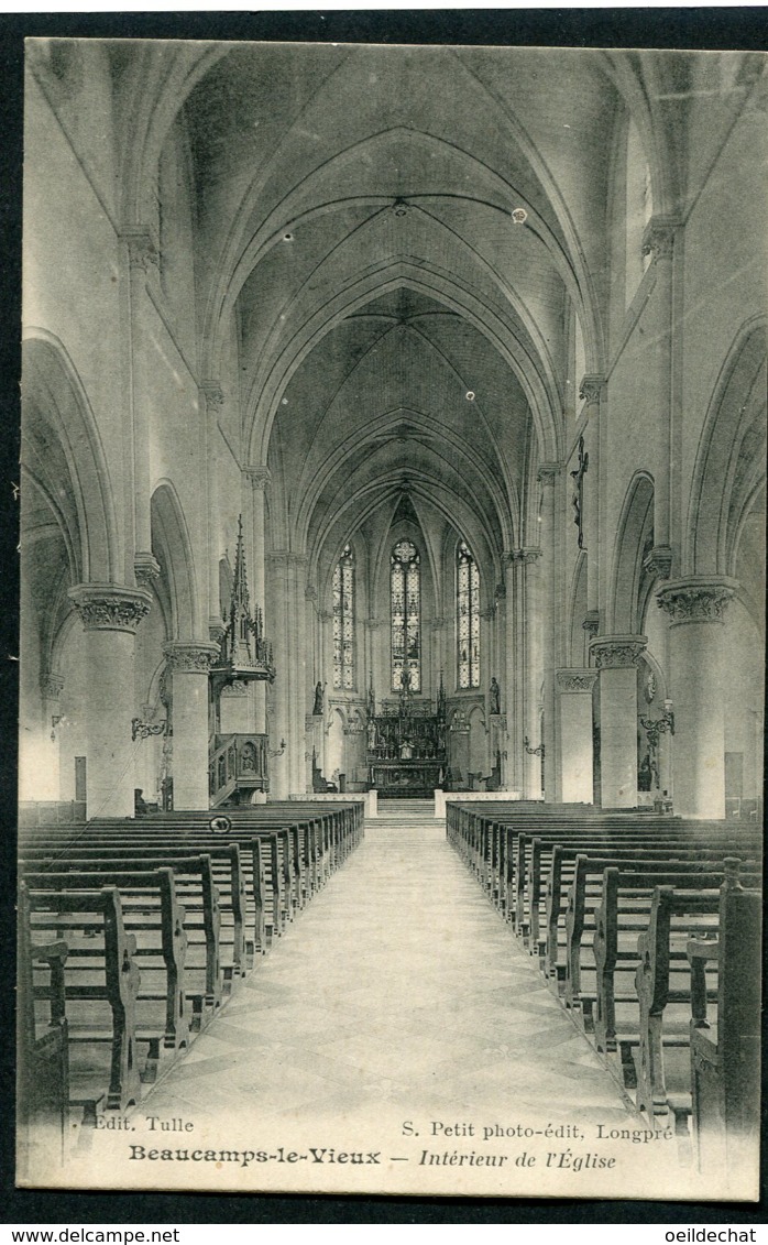 11547 CPA  Beaucamps-le-Vieux (80)  Intérieur De L'Eglise - Autres & Non Classés