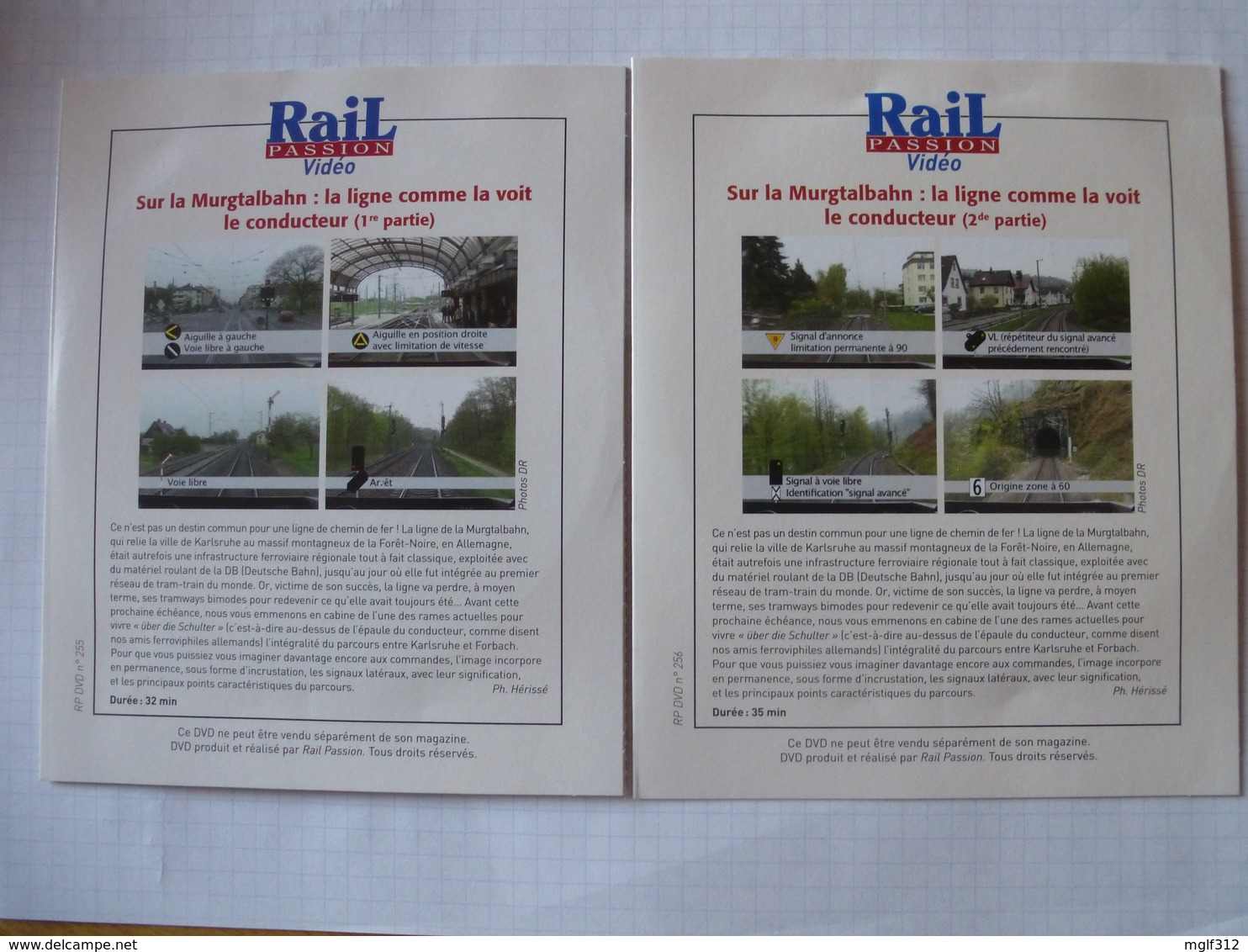 TRAINS : ALLEMAGNE TRAM-TRAIN De KARLSRUHE - LIGNE De La MURGTALBAN - Lot De 2 DVD La Vie Du Rail - Documentaires