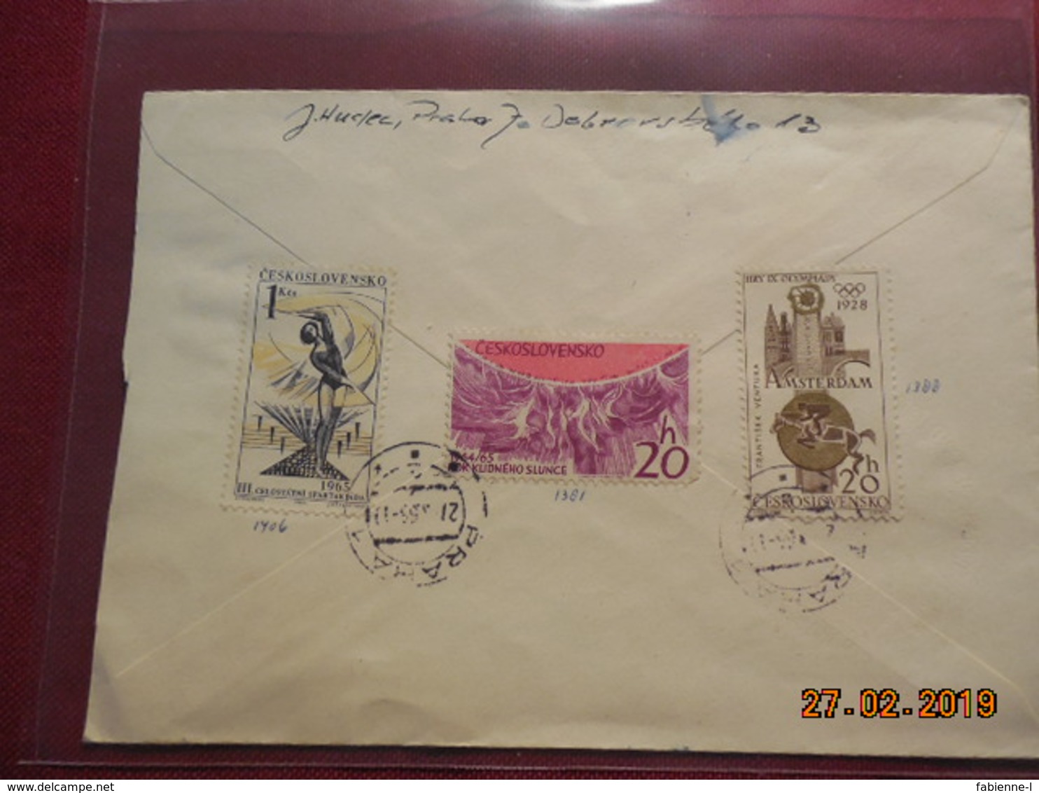 Lettre Entier Postal De 1965 - Omslagen