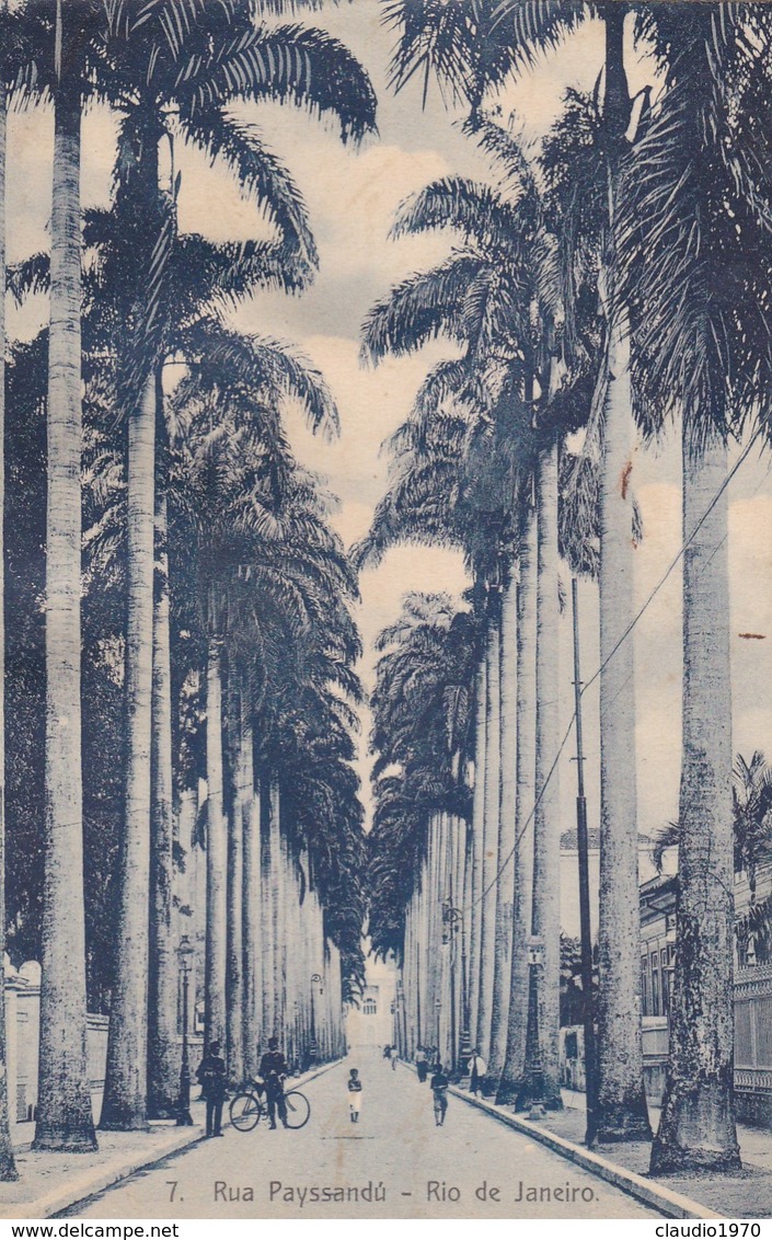 CARTOLINA - BRASILE - RUA PAYSSANDù - RIO DE JANEIRO - Rio De Janeiro