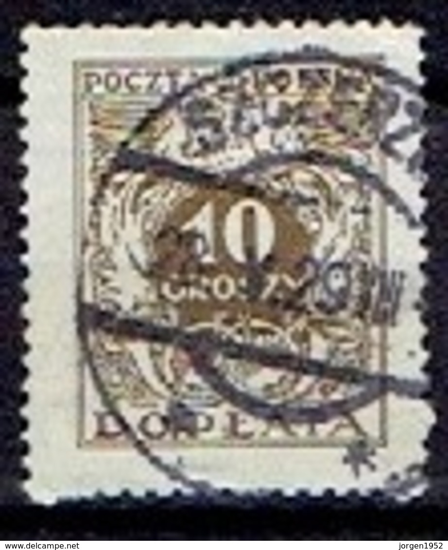 POLAND  #  FROM 1924  19,5 X 24,5 - Postage Due