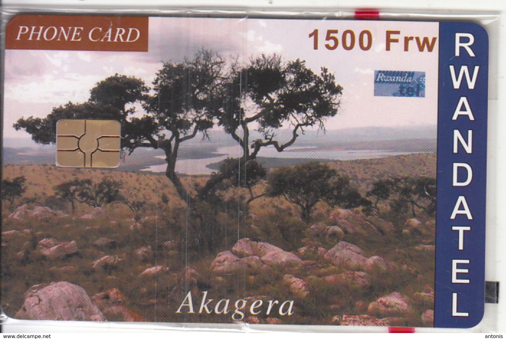 RWANDA - Akagera, First Chip Issue 1500 Frw, Mint - Rwanda