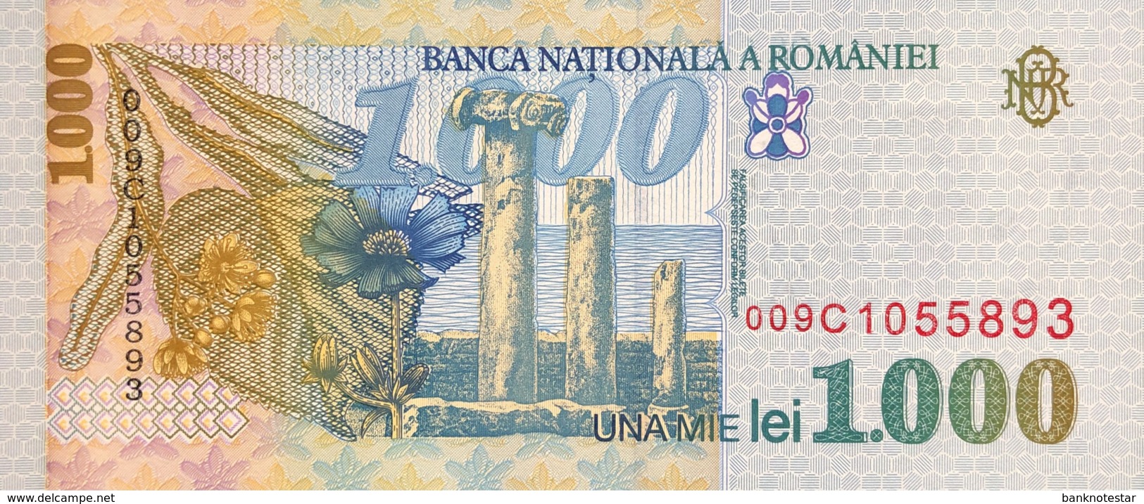 Romania 1.000 Lei, P-106 (1998) - UNC - Rumänien