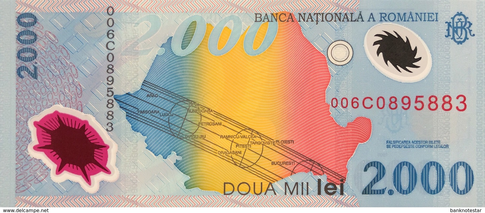Romania 2.000 Lei, P-111a (1999) - UNC - Rumänien