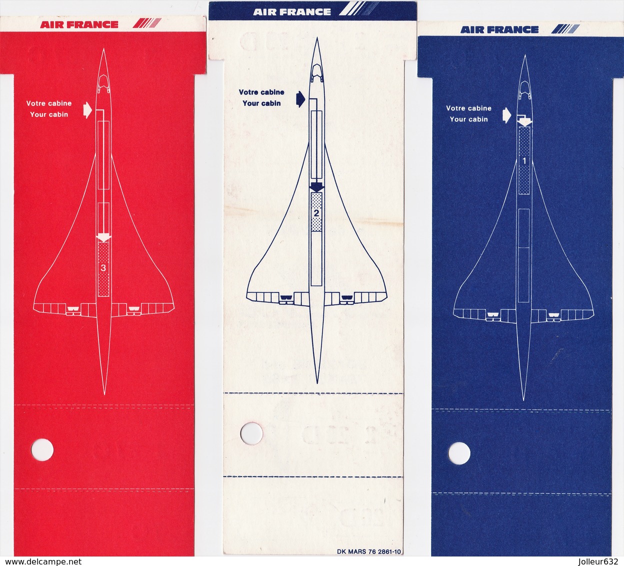 Cartes D'embarquement Du CONCORDE - Cartes D'embarquement