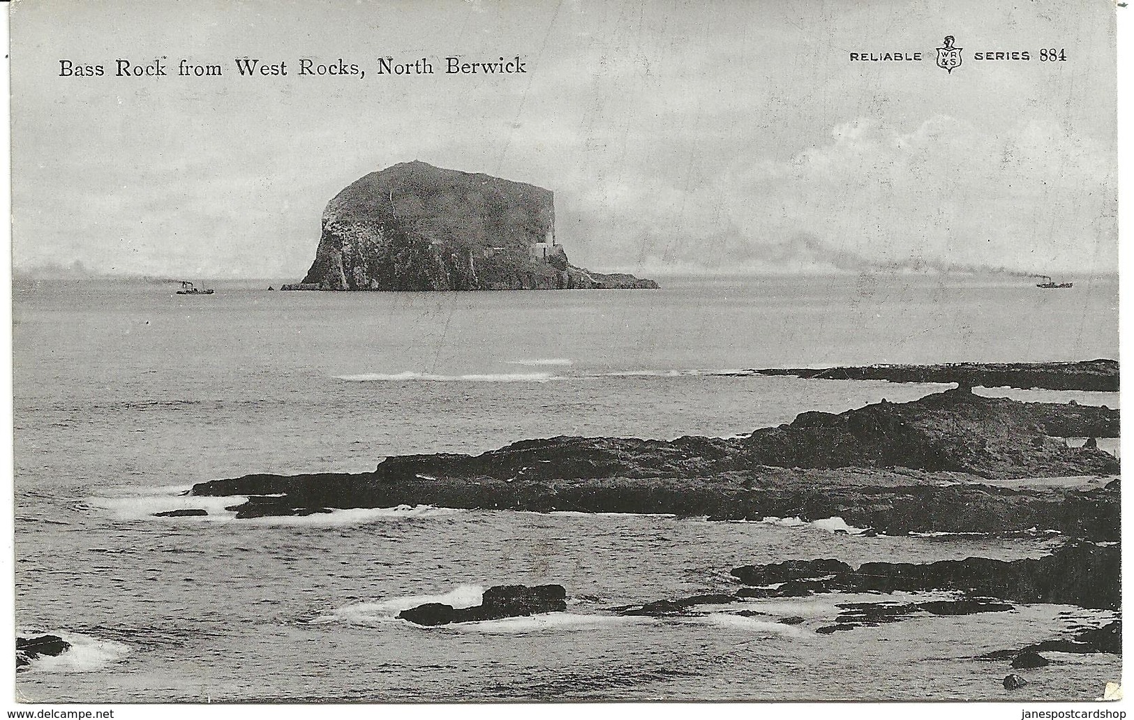 BASS ROCK FROM WEST ROCKS - NORTH BERWICK - EAST LOTHIAN - SCOTLAND - Berwickshire