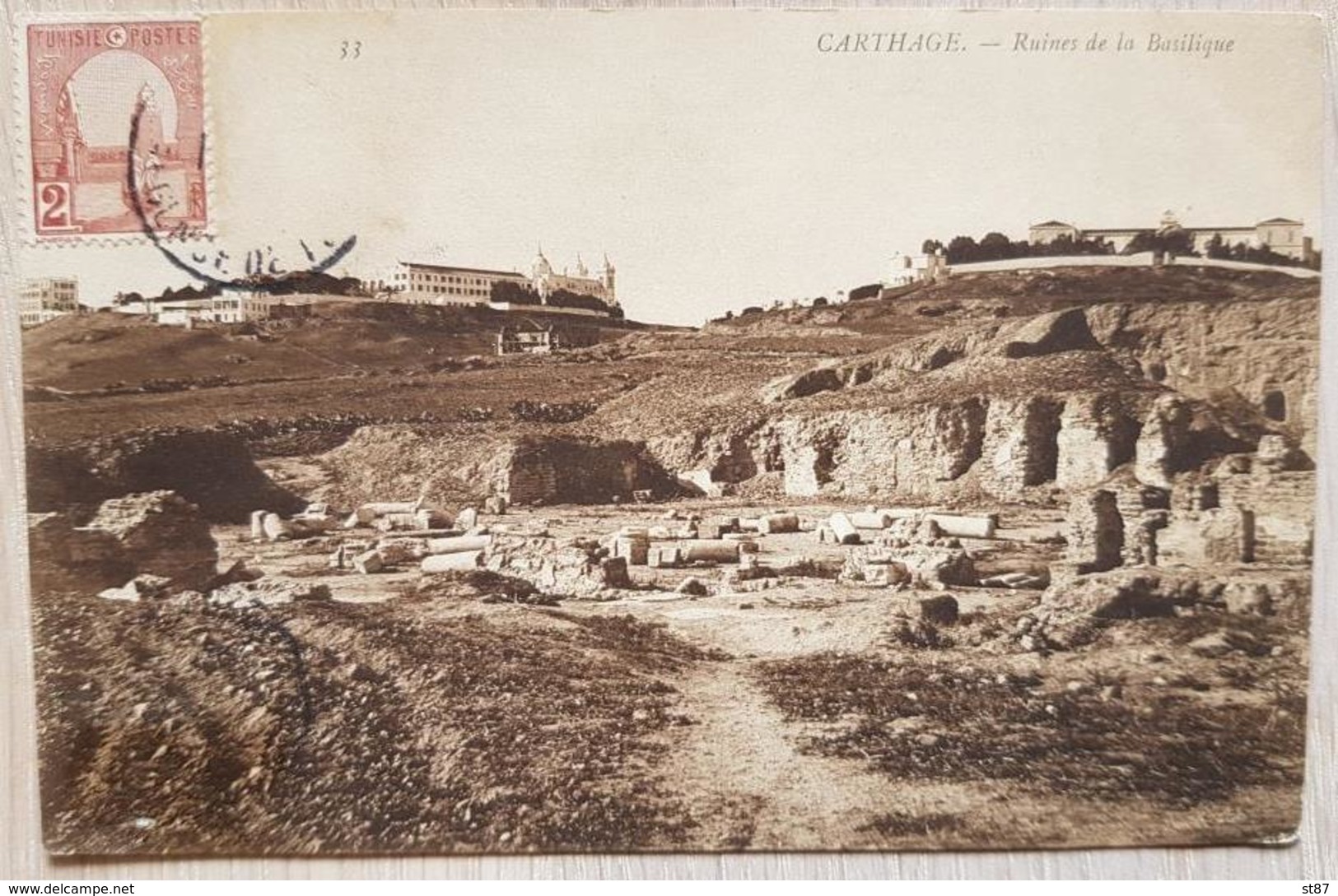 Tunisia Carthage Denmark 1908 - Tunisia