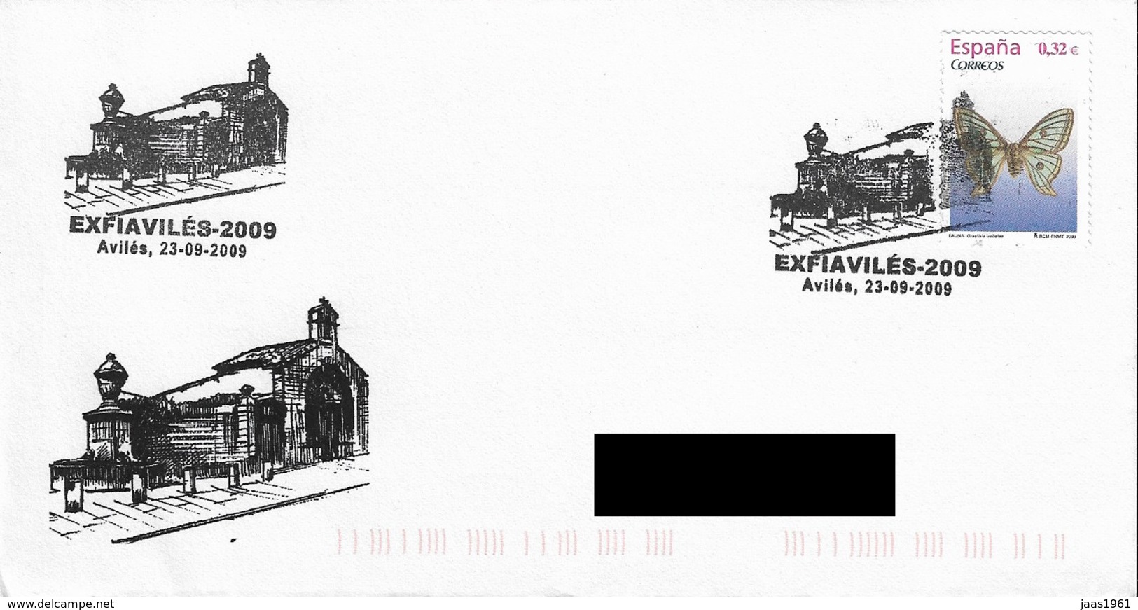 SPAIN. POSTMARK. AVILES 2009 - Máquinas Franqueo (EMA)