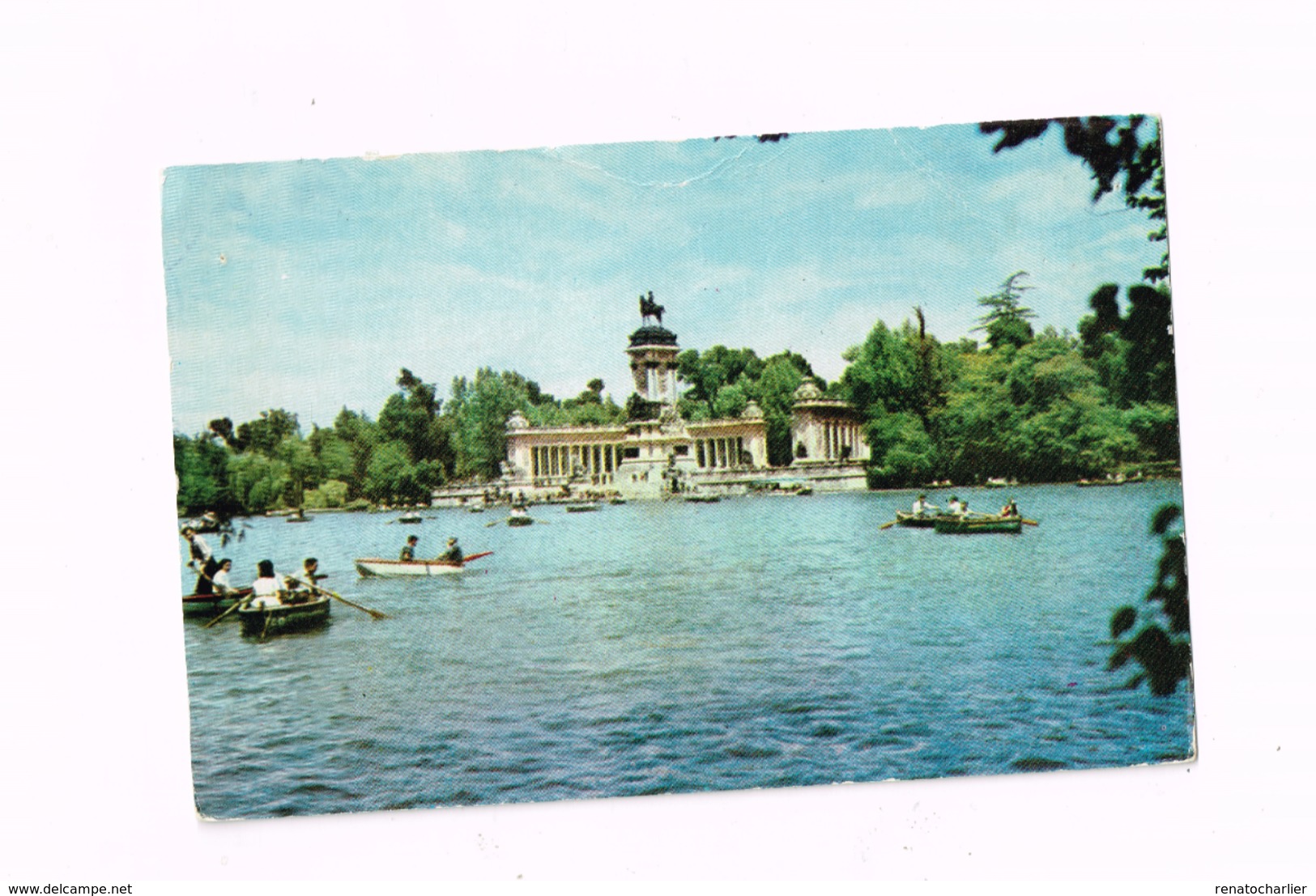 Exposition Universelle De Bruxelles.1958.Madrid.Bassin Du REtiro. - Exposiciones Universales