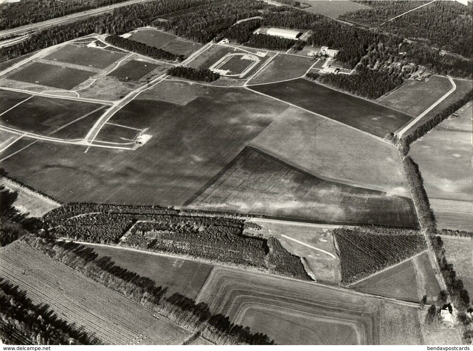 Netherlands, ARNHEM, Nat. Sport Centrum Papendal (1970s) Stadium RPPC Postcard - Voetbal