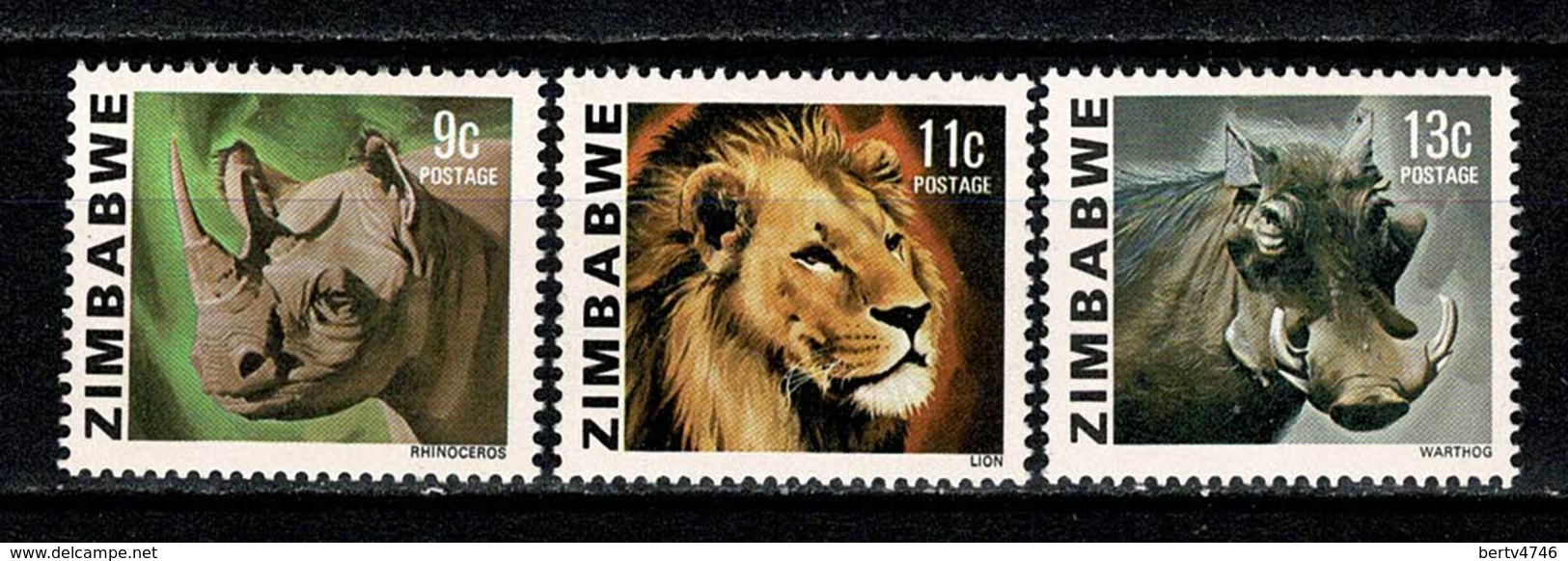 Zimbabwe 1980 Mi 232/34**, SG 581/83**  MNH - Zimbabwe (1980-...)