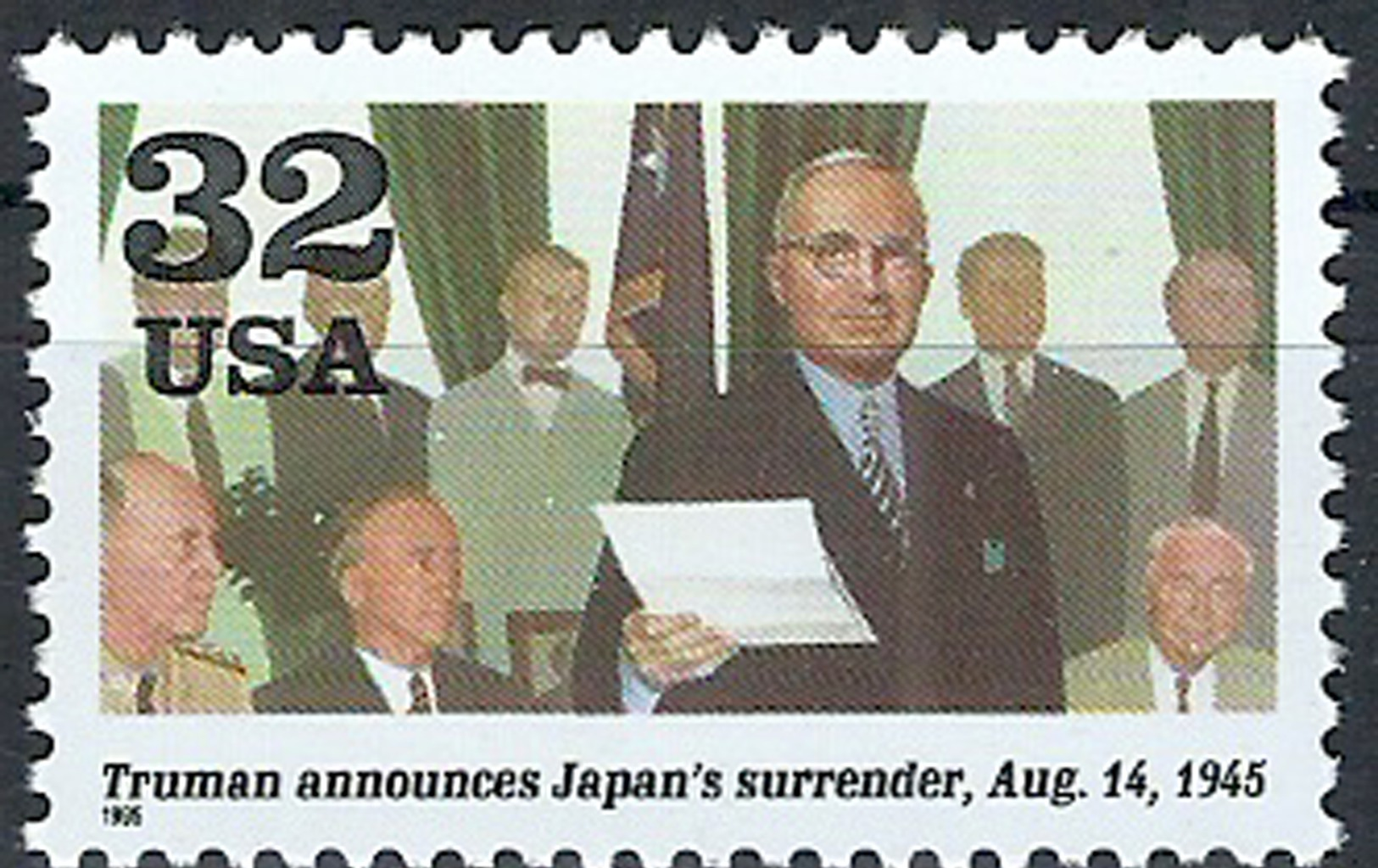 1995 Etats Unis USA United States MNH *** Military World War II President Harry Truman Announces The Surrender Of Japan - WW2