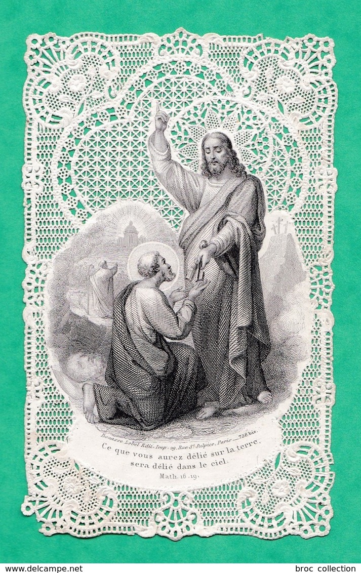 Voie Du Salut, Canivet éd. Bouasse-Lebel 758 Bis, Ce Que Voua Aurez Délié Sur La Terre... Jésus, Citation Saint Mathieu - Devotion Images