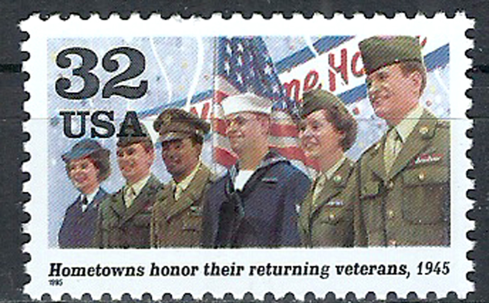 1995 Etats Unis USA United States MNH *** Military World War II America Honor The Service And Sacrifice Of Veterans - WW2