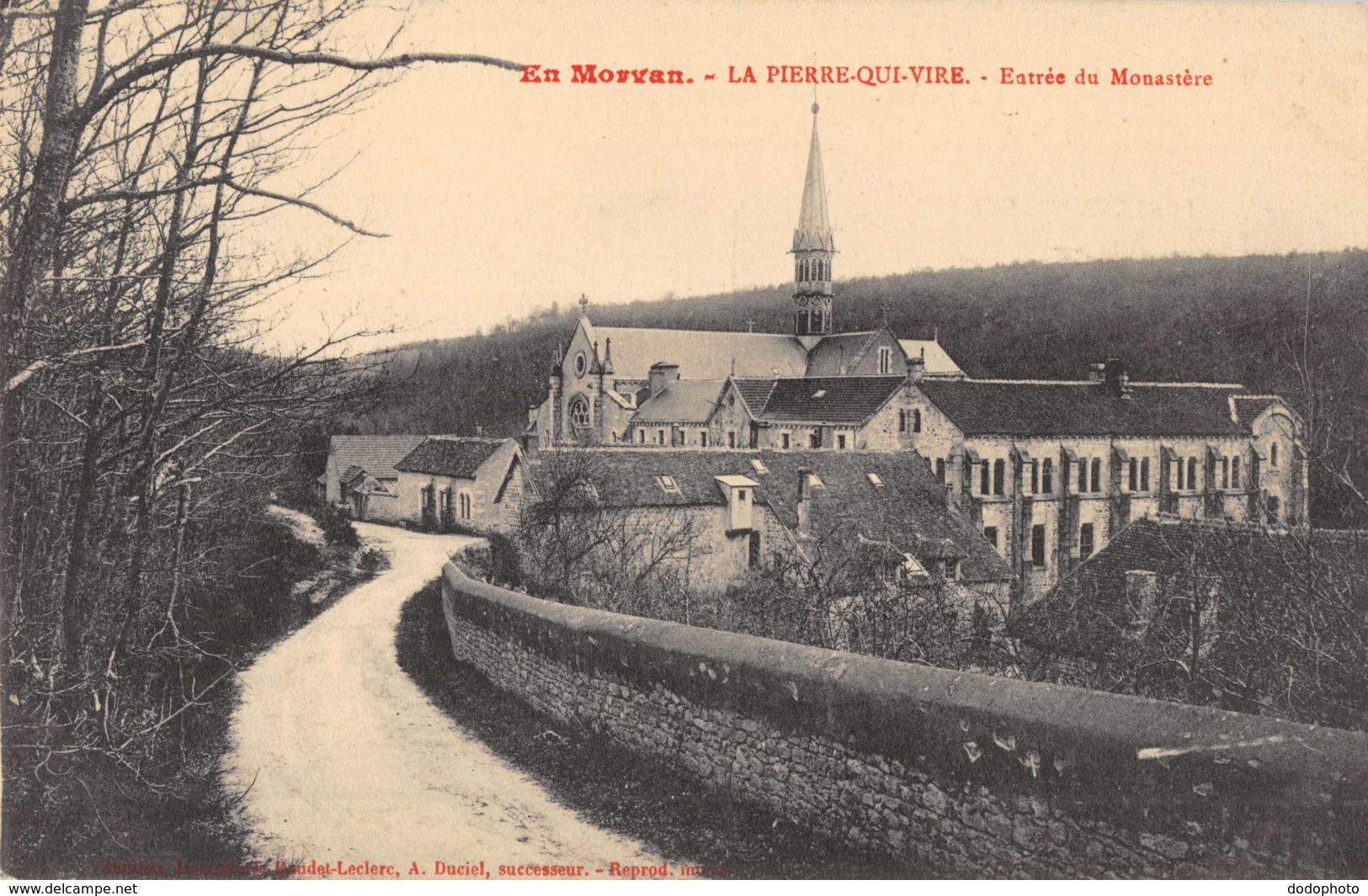 R174060 En Morvan. La Pierre Qui Vire. Entree Du Monastere. A. Duciel - World